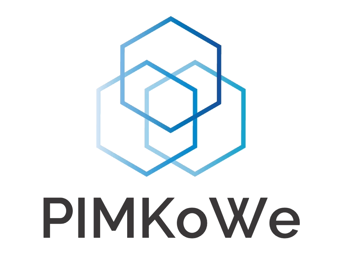 Projektlogo PIMKoWe: drei ineinandergreifende Sechsecke